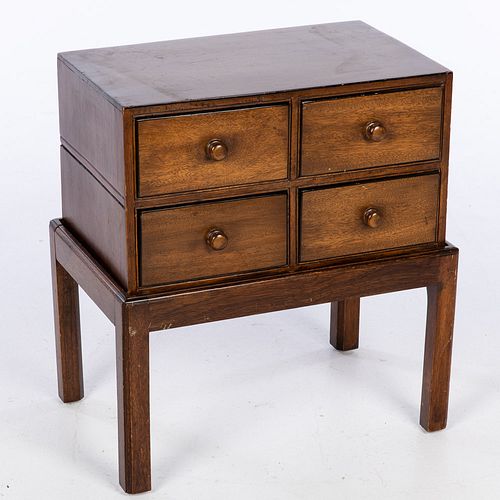 English Small Chest on Stand