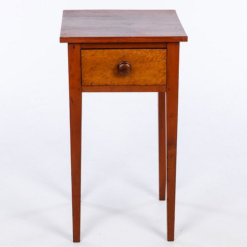 American Maple One Drawer Side Table