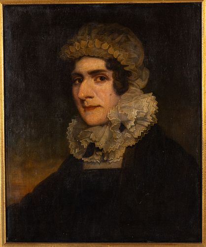 H.H. Hunt, Portrait of a Woman, Oil on Canvas