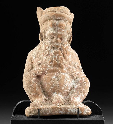 Romano-Egyptian Pottery Figure of Bes