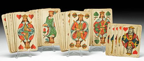 Late 19th C. German Altenburg Skat Playing Cards (38)