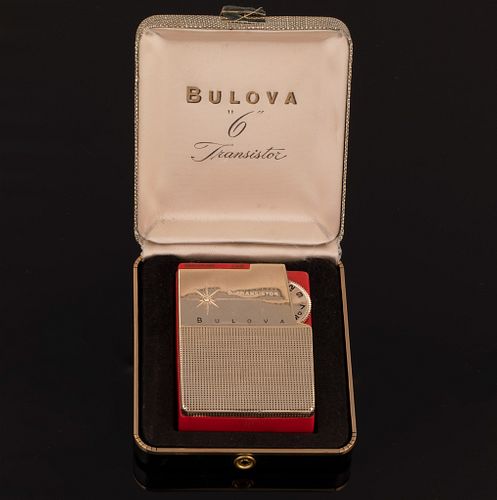 Bulova, Plastic and Chrome Model 670 Transistor "6" Radio, ca. 1960
