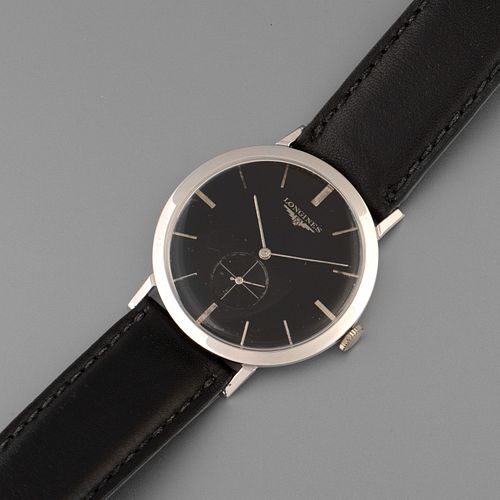 Longines, White Gold Ref. 1017 Wristwatch, ca. 1945