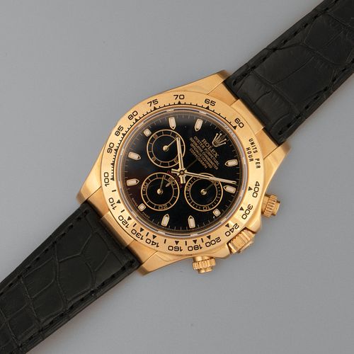 Rolex, Yellow Gold Ref. 116518 Daytona Chronograph Wristwatch, ca. 2005