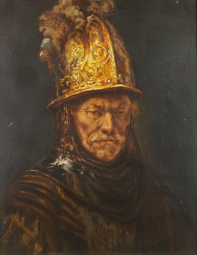 Charles Rubino after Rembrandt "Man with the Golden Helmet"