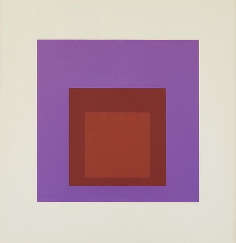Grp: 2 Josef Albers Screenprints Homage to the Square and Ten Variants