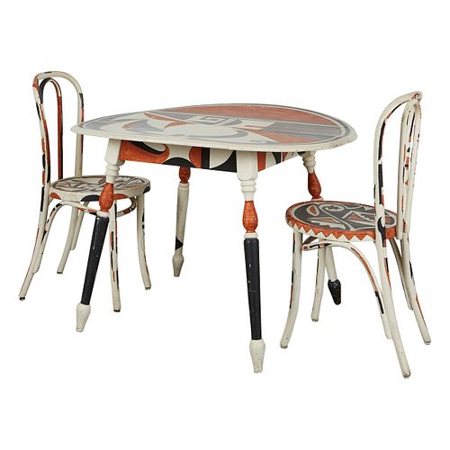 Acoma Painted Table and Chairs