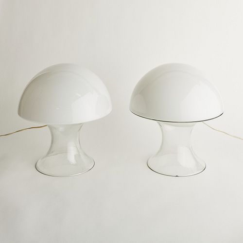 Pr: Murano Glass Mushroom Lamps - After Gino Vistosi