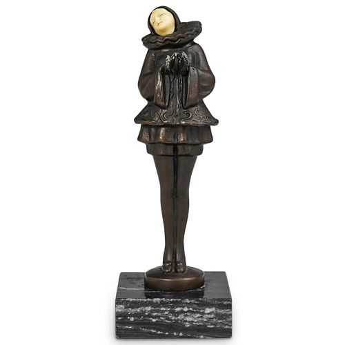 After Lucien Charles E. Alliot (French, 1877) Pierrot Bronze