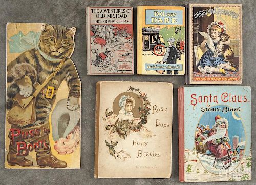Children's books, 19th/20th c., to include several that are Christmas related.