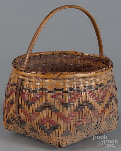 Native American Indian basket, early 20th c., 13'' h.