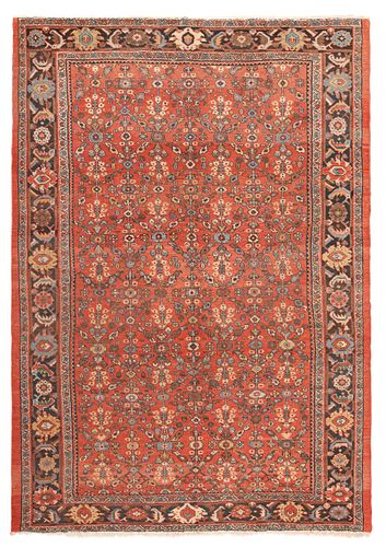 ANTIQUE PERSIAN SULTANABAD CARPET. - No reserve. 12 ft x 8 ft 7 in (3.65m x 2.61m)