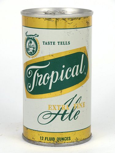 1969 Tropical Ale ring top beer can T131-02c