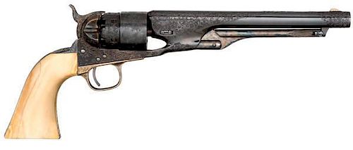 Deluxe Factory Engraved Colt 1860 Army Revolver Presented to General Selden Marvin 