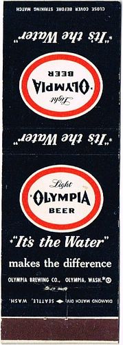1960 Olympia Light Beer 110mm long WA-OLY-4 