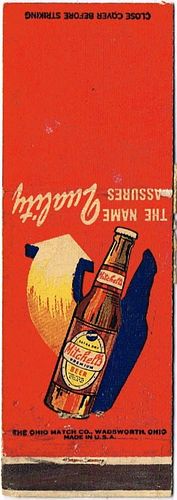 1943 Mitchell's Premium Beer 111mm long TX-MITCHELL-6 No Advertising