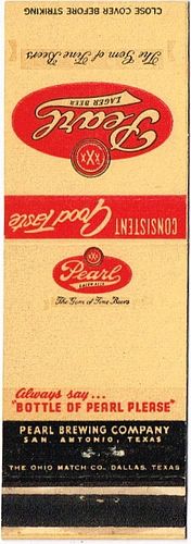 1953 Pearl Lager Beer C (1 of 10) 113mm long TX-PEARL-8.1 Texas Cattle Brands #1