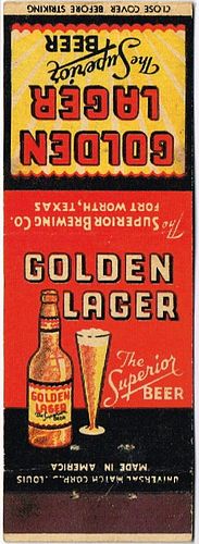 1933 Golden Lager Beer 111mm long TX-SUP-1 