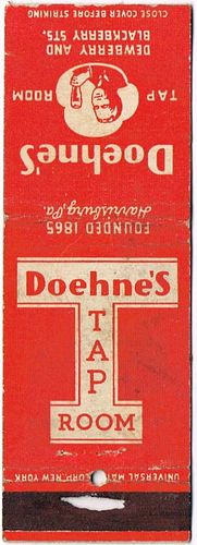 1935 Doehne's Beer 113mm long PA-DOE-2 