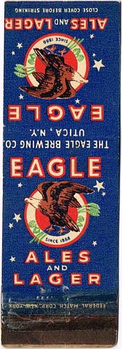 1937 Eagle Ales & Lager Beer 113mm long NY-EAGLE-2 Striker Reinforced