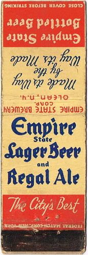 1933 Empire State Beer/Regal Ale NY-ES-1 Made Its Way By The Way Its Made