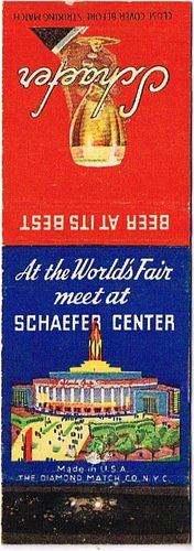 1939 Schaefer Beer NY-FMS-3 Schaefer Center at the 1939 New York Worlds Fair