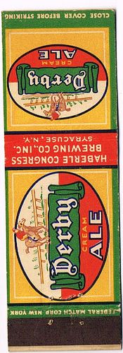 1933 Derby Cream Ale 120mm long NY-HC-2 