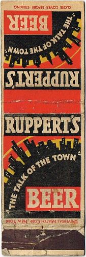 1933 Ruppert's Beer NY-RUP-1 