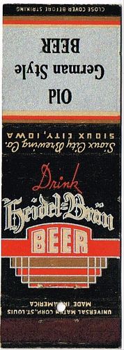 1939 Heidel Brau Beer 111mm long IA-SC-4 Self-Advertising