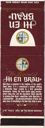 1967 Hi En Brau Beer 113mm long CO-TIV-12 