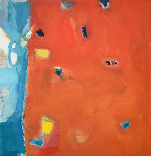 Juni Van Dyke, BFA, '90, Diploma '90, MAT '92 - Red Untitled Painting