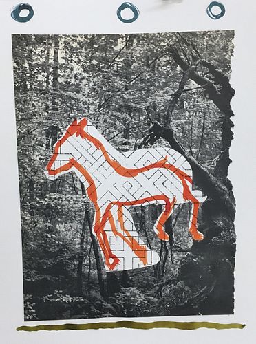 Alice Clements, Diploma '05, Cut Out Running Horse