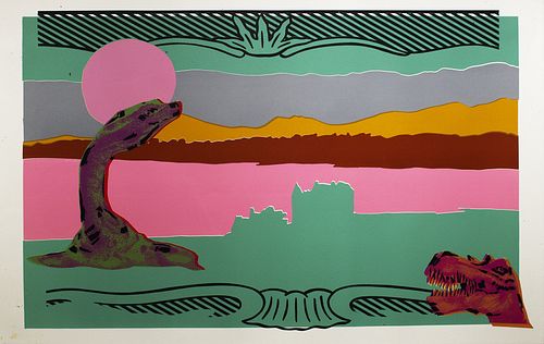 June August, MFA '96, Nessie and the Pink Moon - Green