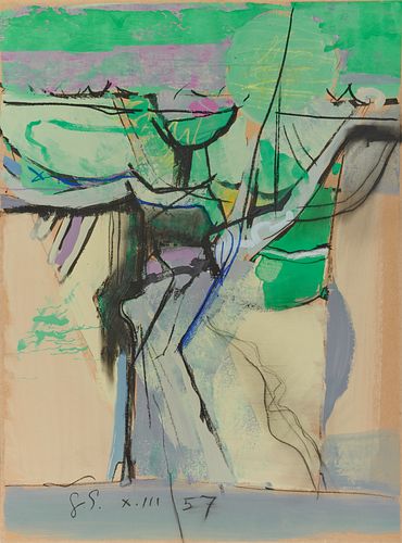 GRAHAM VIVIAN SUTHERLAND, (British, 1903-1980), Untitled, 1957