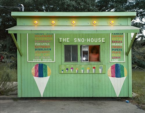Jim Dow, The Sno-House. US 11, Moselle, MS 1981