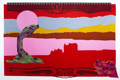 June August, MFA '96, Nessie and the Pink Moon - Red