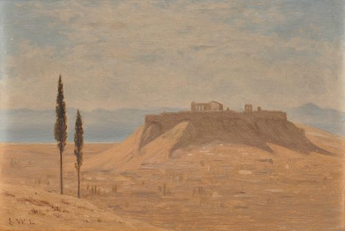ERNEST WADSWORTH LONGFELLOW, (American, 1845-1921), The Acropolis from Mount Lycabettus, 1878