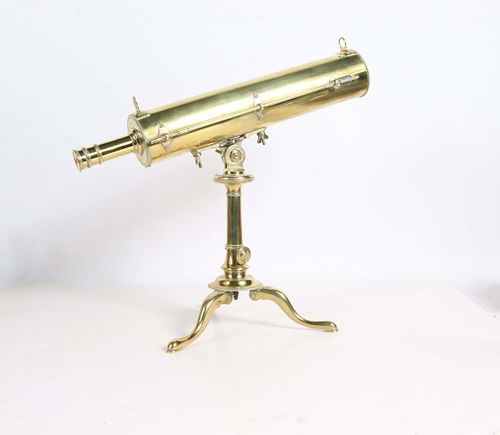 English Brass Tabletop Telescope