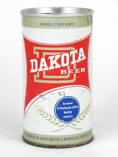 1964 Dakota Beer Zip Top Can 58-10