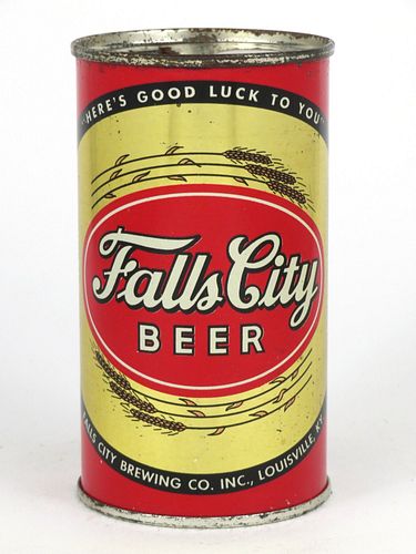 1949 Falls City Beer 12oz Flat Top Can Lilek257