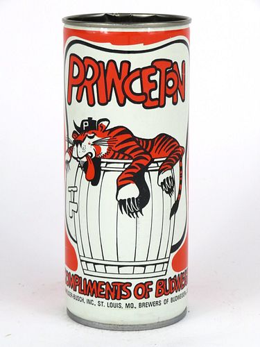 1970s Budweiser Princeton Tigers Reunion 16oz Cup Can 220-10