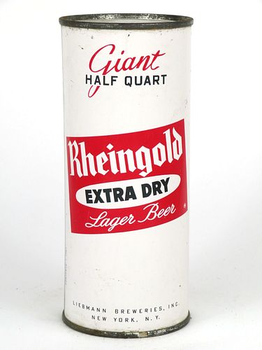 1960 Rheingold Beer (New York) 16oz Flat Top Can 234-29