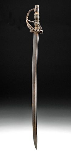 17th C. Spanish Colonial Iron & Wood Espada Ancha