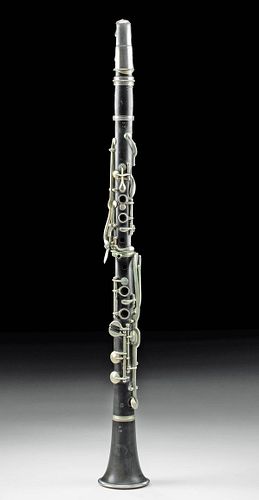 Early 20th C. French Dupont Superior Blackwood Clarinet