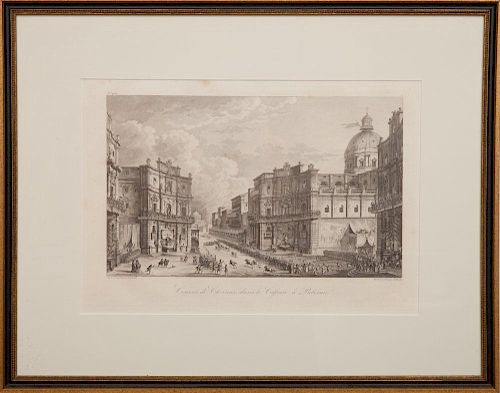Jean Barbault (1718-1766): Veduta di Piazza Navona Sopra le rovine de Circo