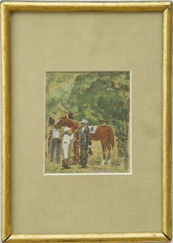 French School: Horse and Rider