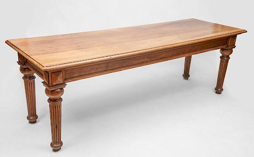William IV Style Bleached Walnut Dining Table