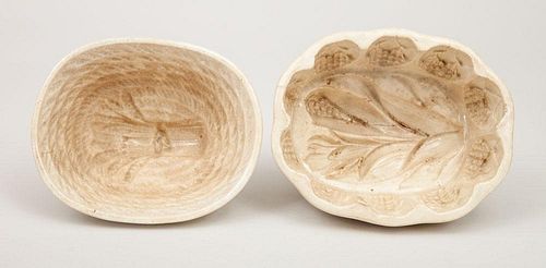 Two Ceramic Food Molds