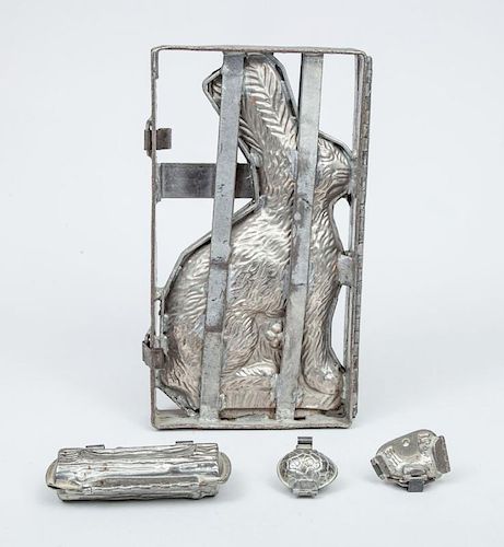 Group of Four Tin Molds