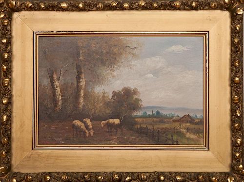 Attributed to Andrew Millrose: Sheep in a Landscape